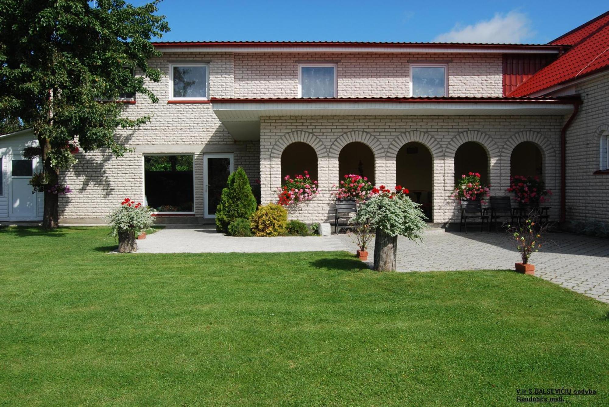 Stasio Balseviciaus Homestead Raudonė エクステリア 写真