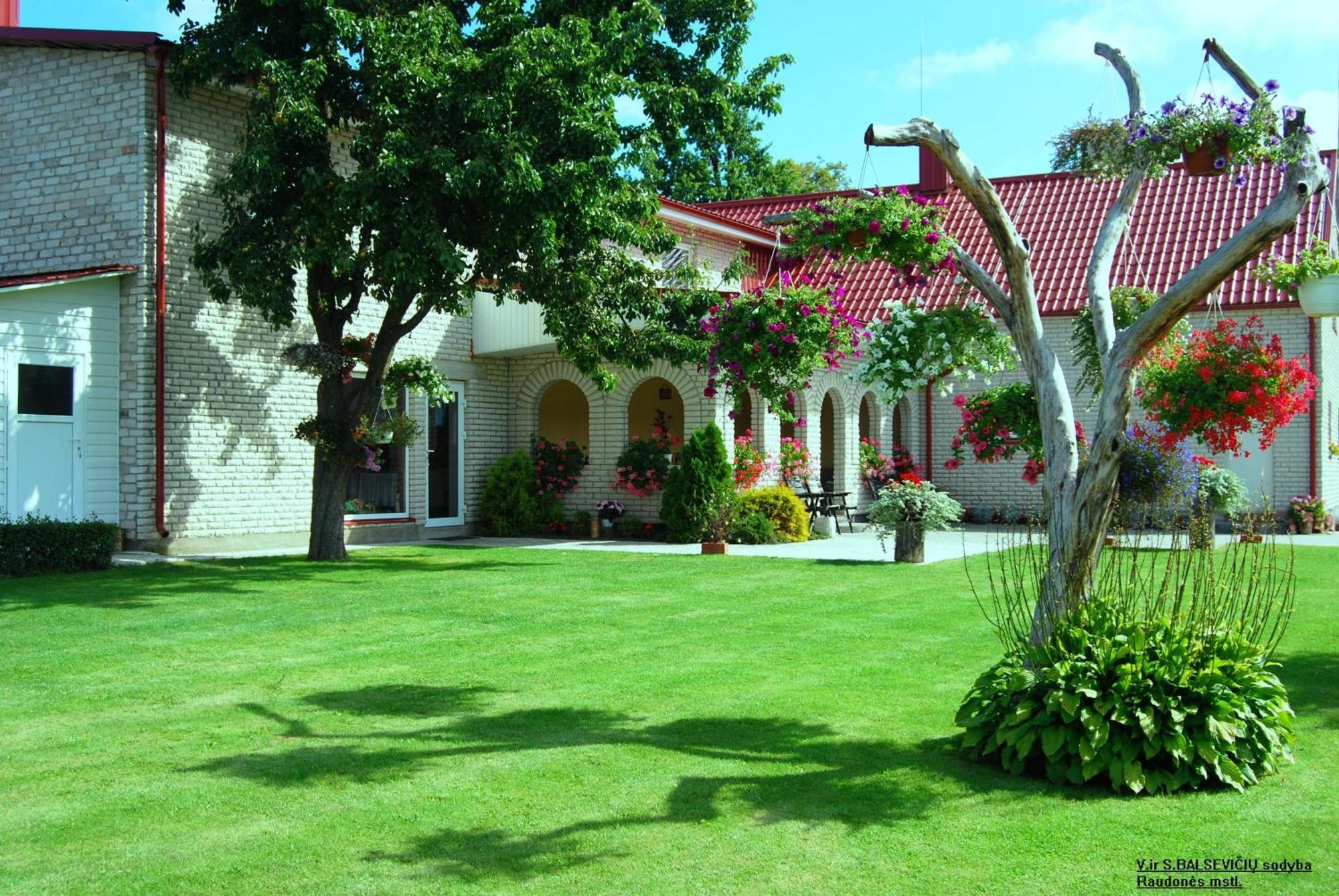 Stasio Balseviciaus Homestead Raudonė エクステリア 写真